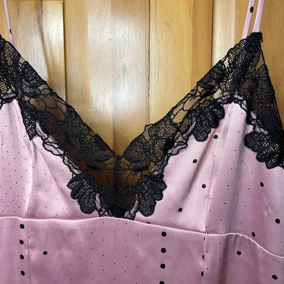 Victoria’s Secret Floral Embroidered Trim Midi Slip Dress - Picture 7 of 13